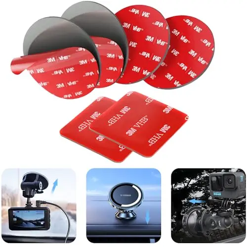 3M VHB Double Sided Adhesive Ear Pads, 2.8 Inch Diameter, 0.04 Inch Thickness, 4 Round Pieces per Package, 6 Packages, Car
3M VHB Double Sided Adhesive Ear Pads, 2.8 Inch Diameter, 0.04 Inch Thickness, 4 Round Pieces per Package, 6 Packages, Car