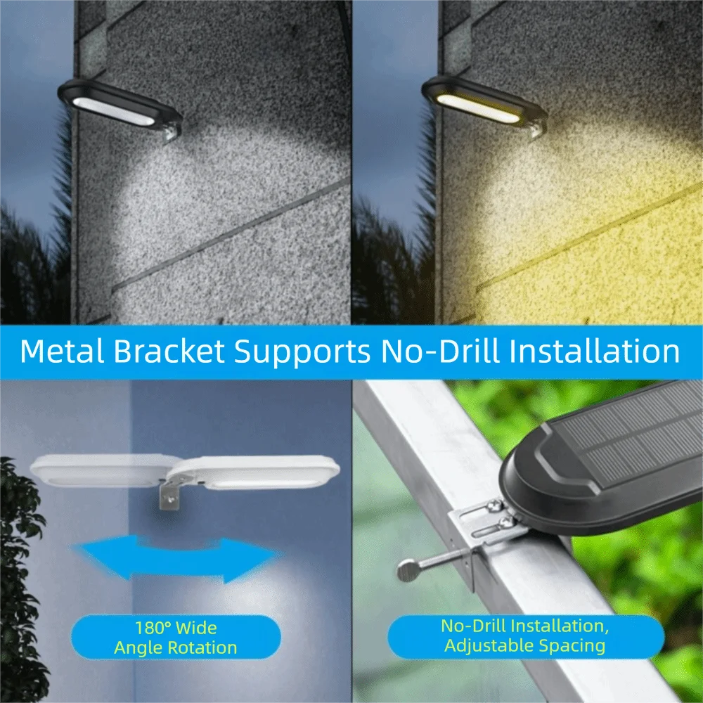 Waterproof Solar LED Street Light PIR Motion Sensor Large Brightness Solar Outdoor Lights Adjustable 180° 18LED Solar Wall Lamps
Waterproof Solar LED Street Light PIR Motion Sensor Large Brightness Solar Outdoor Lights Adjustable 180° 18LED Solar Wall Lamps