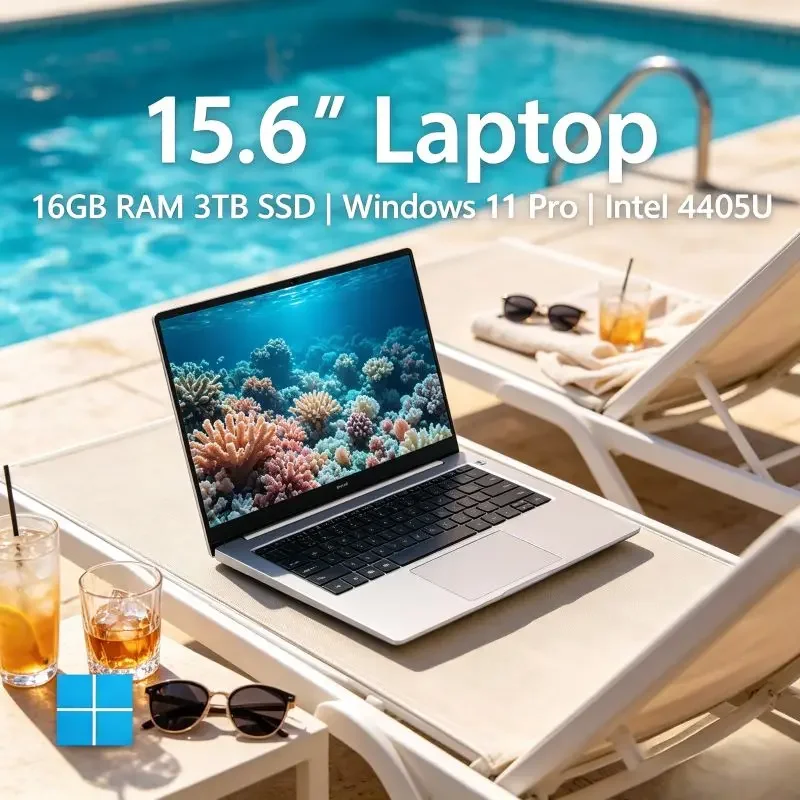 All-scenario 15.6 Inch Laptop, 120Hz IPS Panel, Intel 4405U, 32GB RAM 2TB, Reliable 5000mAh Battery and Vibrant Backlit Keyboard
All-scenario 15.6 Inch Laptop, 120Hz IPS Panel, Intel 4405U, 32GB RAM 2TB, Reliable 5000mAh Battery and Vibrant Backlit Keyboard