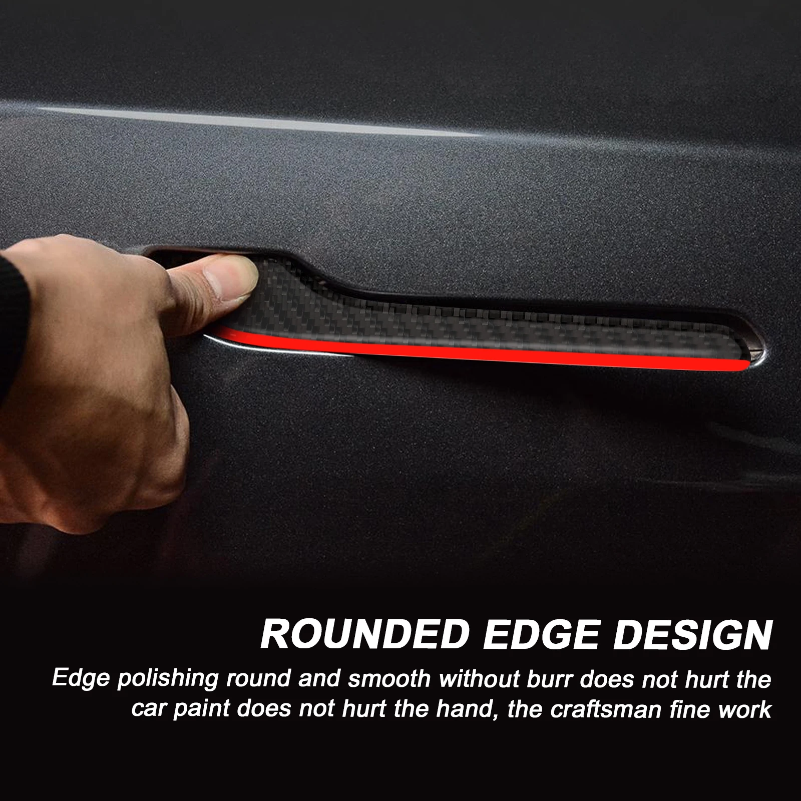 4 шт., наклейки на дверные ручки из углеродного волокна, защитные чехлы от царапин, наружные наклейки на дверные ручки автомобиля, самоклеящаяся прочная пленка
4 шт., наклейки на дверные ручки из углеродного волокна, защитные чехлы от царапин, наружные наклейки на дверные ручки автомобиля, самоклеящаяся прочная пленка