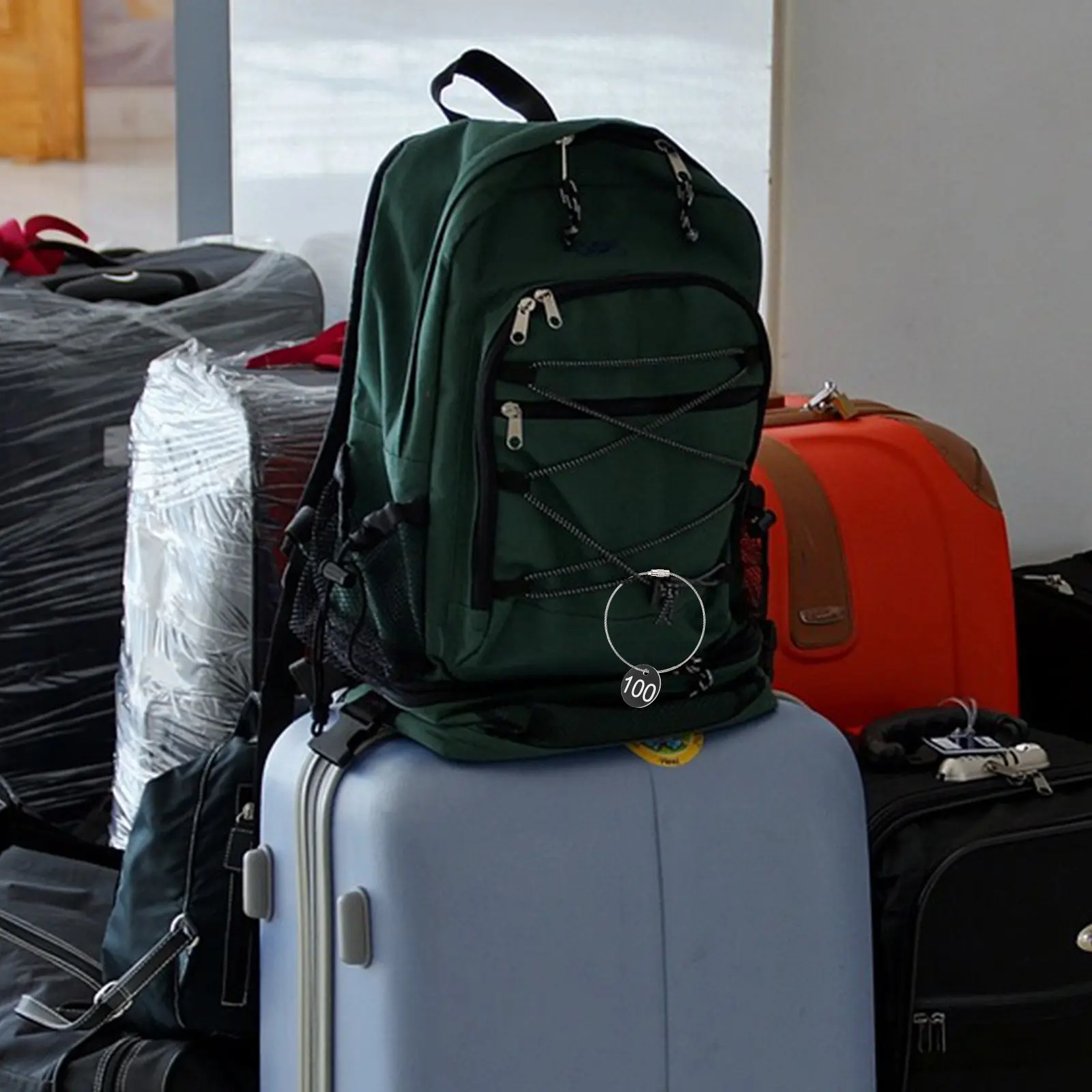 100Pcs Round Number Tags Pre-Drilled Holes for Keychains Luggage Tags Id Labels Office School Desk Identification Chip Mark
100Pcs Round Number Tags Pre-Drilled Holes for Keychains Luggage Tags Id Labels Office School Desk Identification Chip Mark