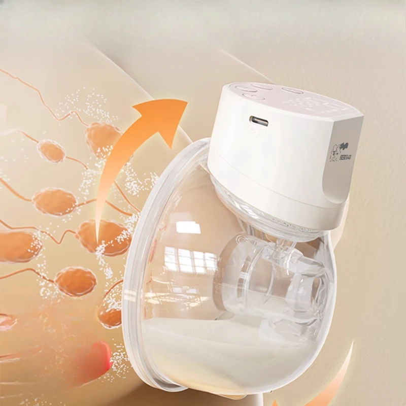 Hand-held bilateral electric breast pump, silent automatic milking device, wearable breast pump
Hand-held bilateral electric breast pump, silent automatic milking device, wearable breast pump