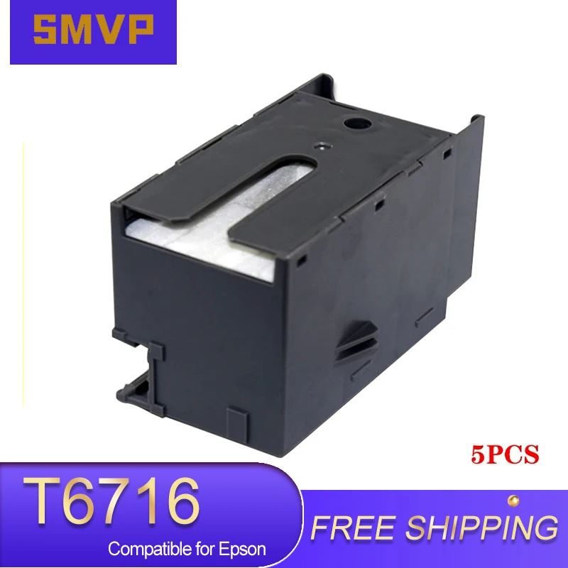 5 шт., совместимые боксы для обслуживания Epson WF C5210 C5290 C5710 C5790 M5298 M5299 M5799 C529 C579R ET8700
5 шт., совместимые боксы для обслуживания Epson WF C5210 C5290 C5710 C5790 M5298 M5299 M5799 C529 C579R ET8700