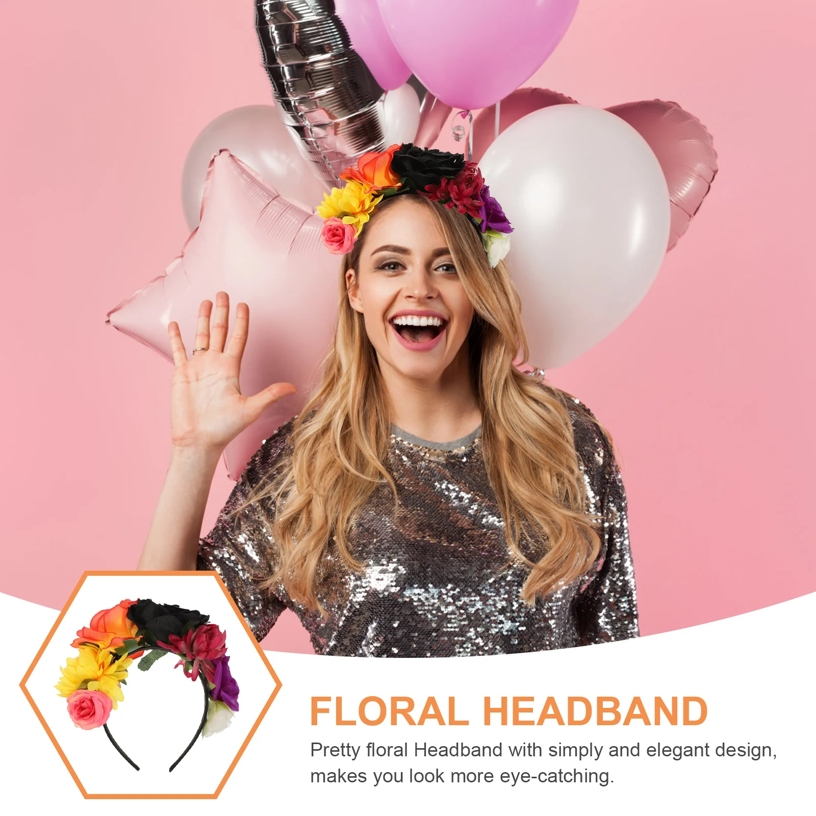 Rose Flower Halloween Headband Simulation Hair Clasp Elegant Party Headwear Cosplay Masquerade Stage Performance Accessories
Rose Flower Halloween Headband Simulation Hair Clasp Elegant Party Headwear Cosplay Masquerade Stage Performance Accessories