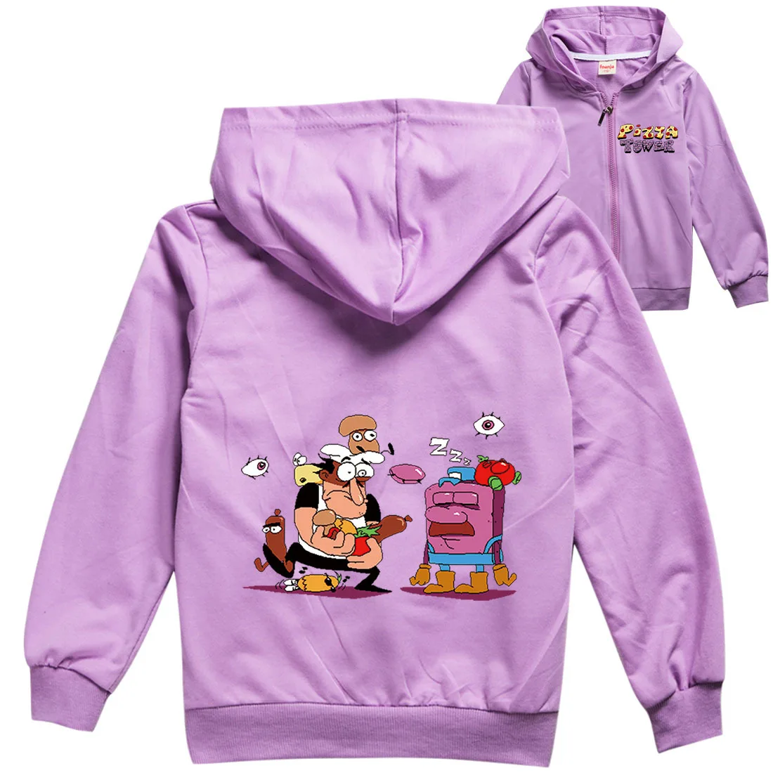 Cartoon Pizza Tower Clothes Kids Casual Hooded Jackets & Coats Boys Zipper Hoodie Baby Girl Outfits Children's Outdoor Clothing
Cartoon Pizza Tower Clothes Kids Casual Hooded Jackets & Coats Boys Zipper Hoodie Baby Girl Outfits Children's Outdoor Clothing