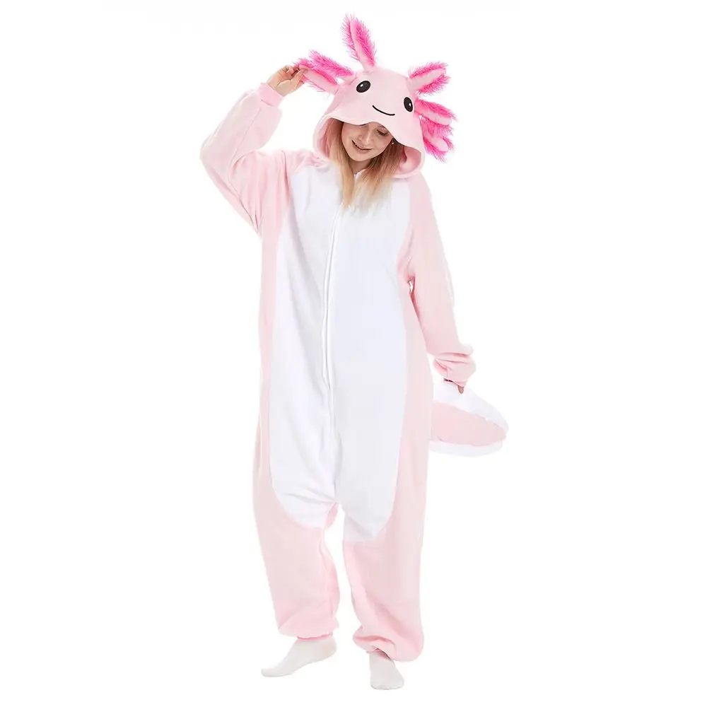 Kawaii цельный костюм с милыми животными, пижама, теплый черный костюм для косплея, саламандра, домашняя одежда, цельный комбинезон для взрослых, Рождество
Kawaii цельный костюм с милыми животными, пижама, теплый черный костюм для косплея, саламандра, домашняя одежда, цельный комбинезон для взрослых, Рождество