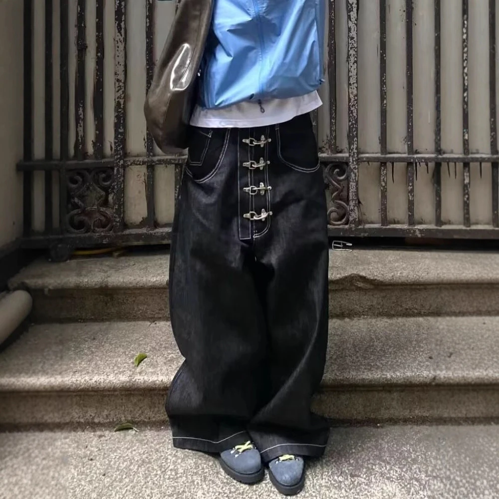 Зимние мужские широкие джинсы с пуговицами в виде самолета, американский ретро-модный тренд, свободные повседневные простые нишевые мужские штаны High Street
Зимние мужские широкие джинсы с пуговицами в виде самолета, американский ретро-модный тренд, свободные повседневные простые нишевые мужские штаны High Street