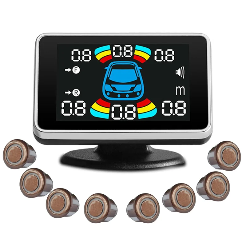 8 Parking Sensor Parktronic Car Automobile Reversing Radar Electronics Rear Auto Detector Backing Assistance Buzzer
8 Parking Sensor Parktronic Car Automobile Reversing Radar Electronics Rear Auto Detector Backing Assistance Buzzer