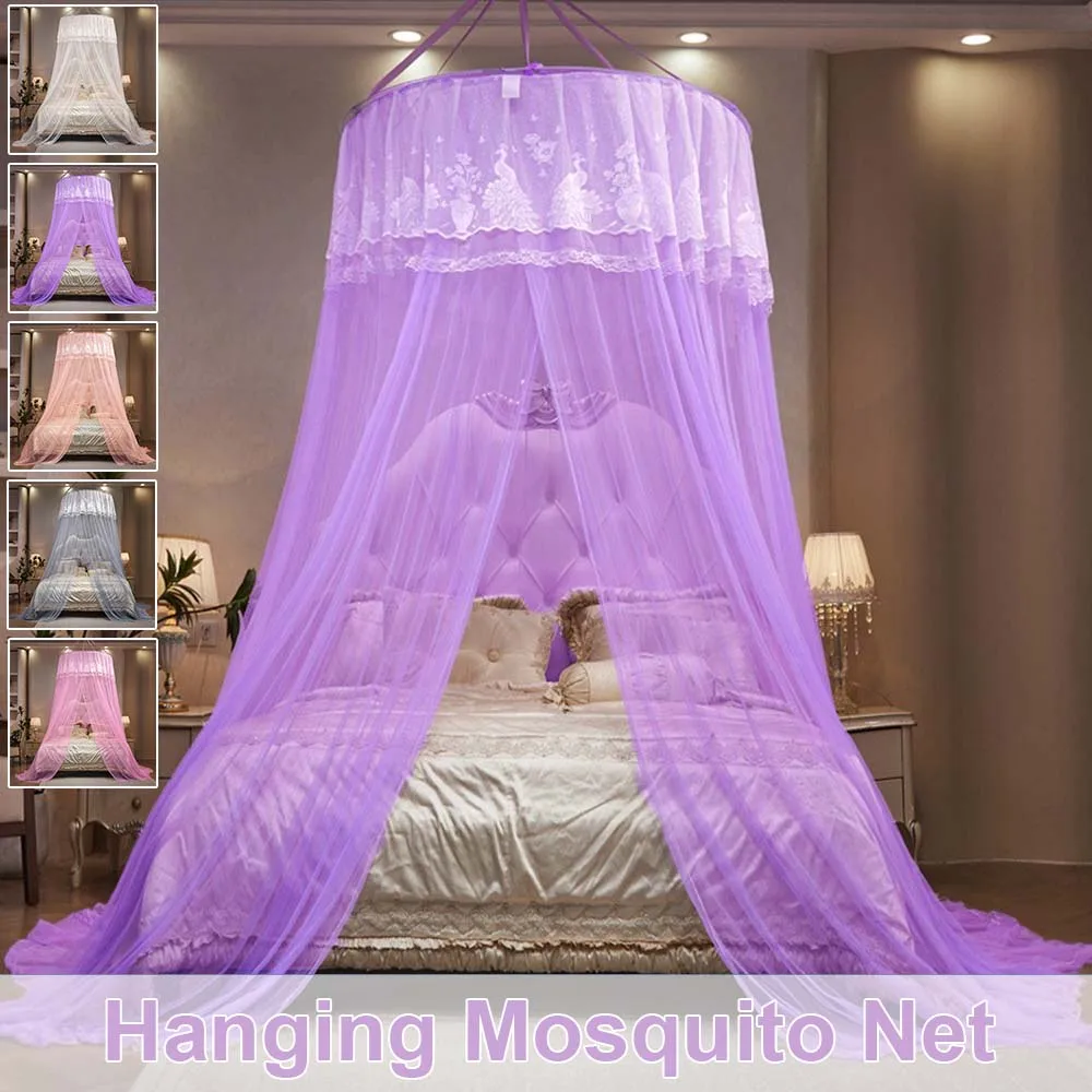 1PC Princess Dome Mosquito Net Round Hanging Beds Canopy Fine Mesh Encrypted Yarn Anti Mosquito Net for Girl Bedrooms Camping
1PC Princess Dome Mosquito Net Round Hanging Beds Canopy Fine Mesh Encrypted Yarn Anti Mosquito Net for Girl Bedrooms Camping