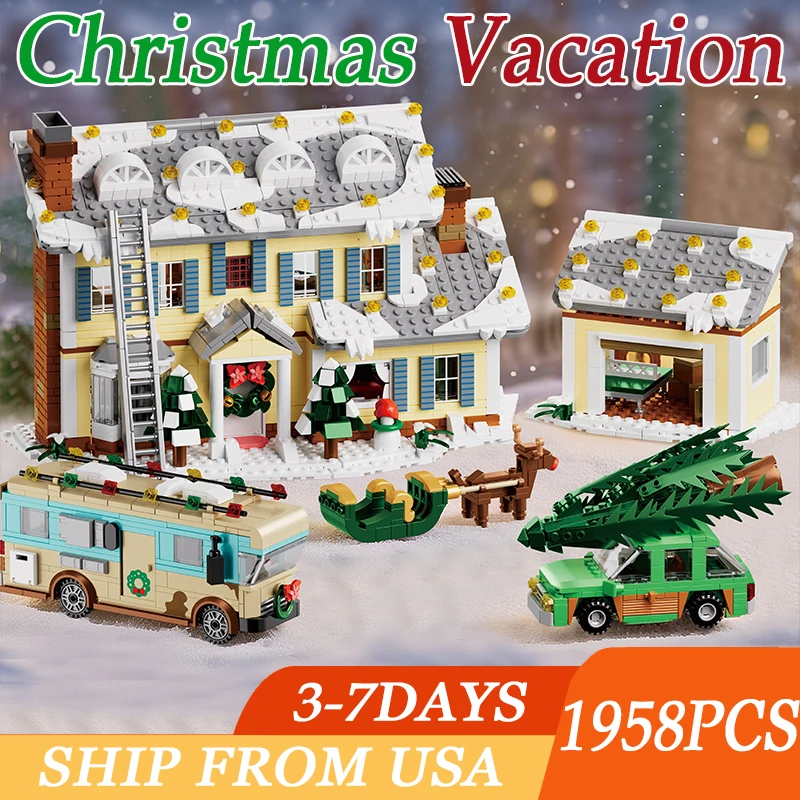 1958 шт., рождественские каникулы, снежный дом, строительные блоки, деревня, автофургон, праздничные декоративные украшения, кирпичи для детей, рождественские подарки
1958 шт., рождественские каникулы, снежный дом, строительные блоки, деревня, автофургон, праздничные декоративные украшения, кирпичи для детей, рождественские подарки