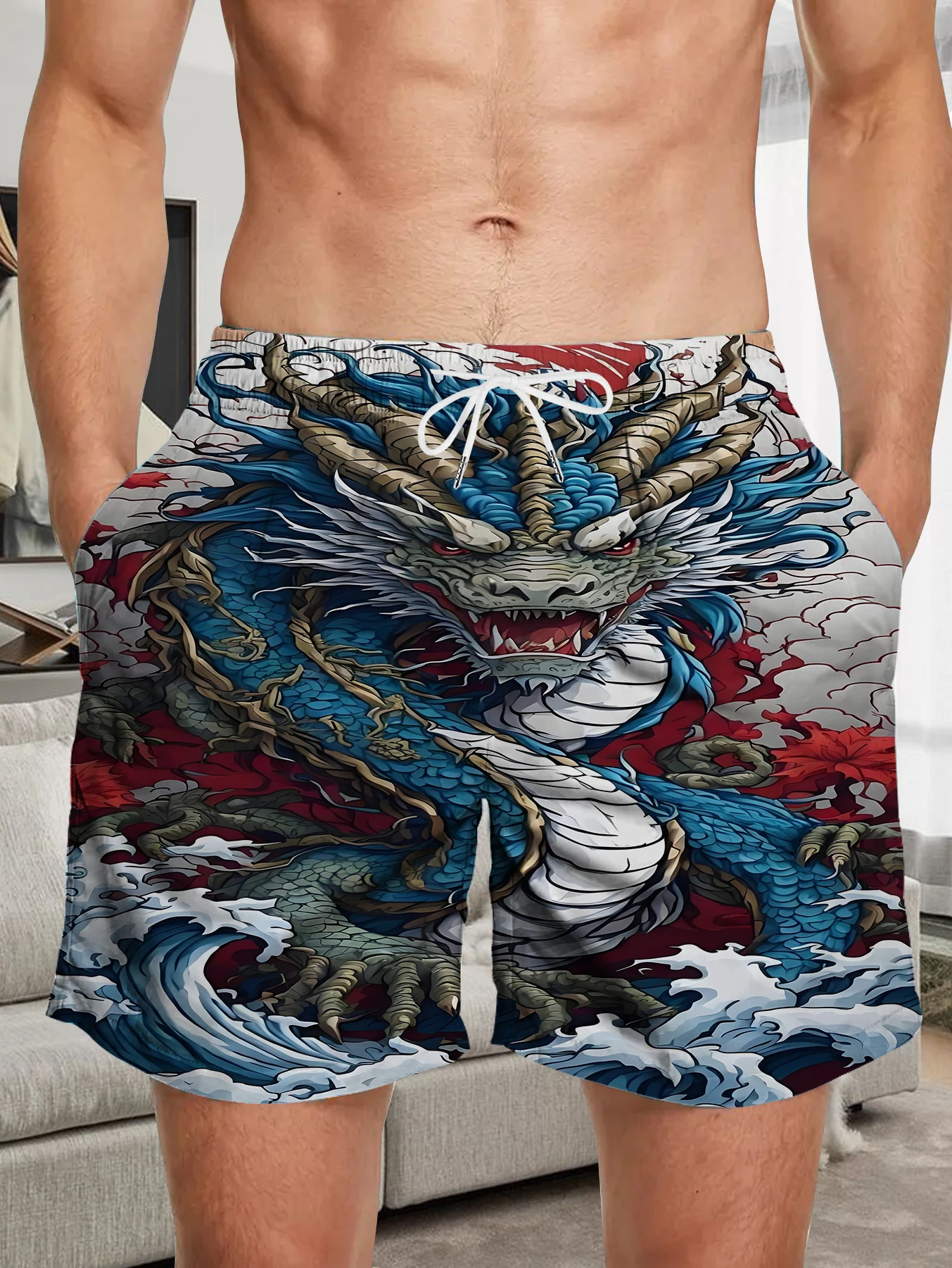 Classic Full Print Beach Pants Men Digital Printed Quick Dry Polyester Short Pants
Classic Full Print Beach Pants Men Digital Printed Quick Dry Polyester Short Pants