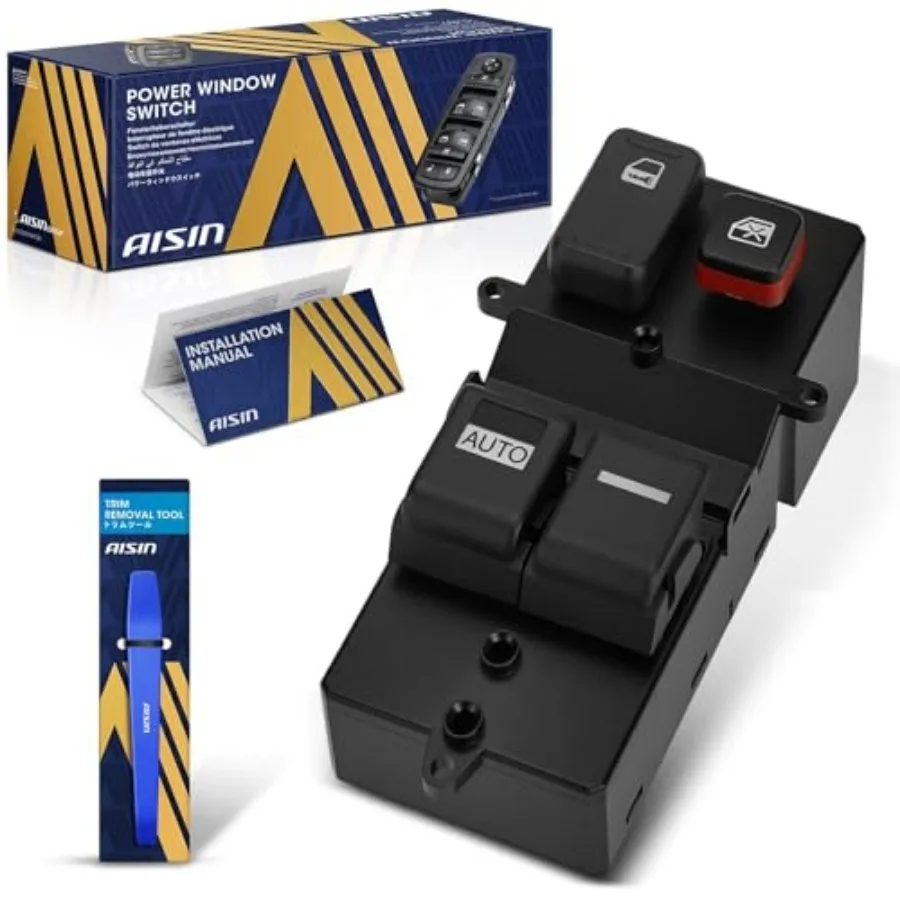AFTERMARKET PWSH-00233 Front Driver Power Window Switch - Compatible with Honda Accord 2003-2007
AFTERMARKET PWSH-00233 Front Driver Power Window Switch - Compatible with Honda Accord 2003-2007