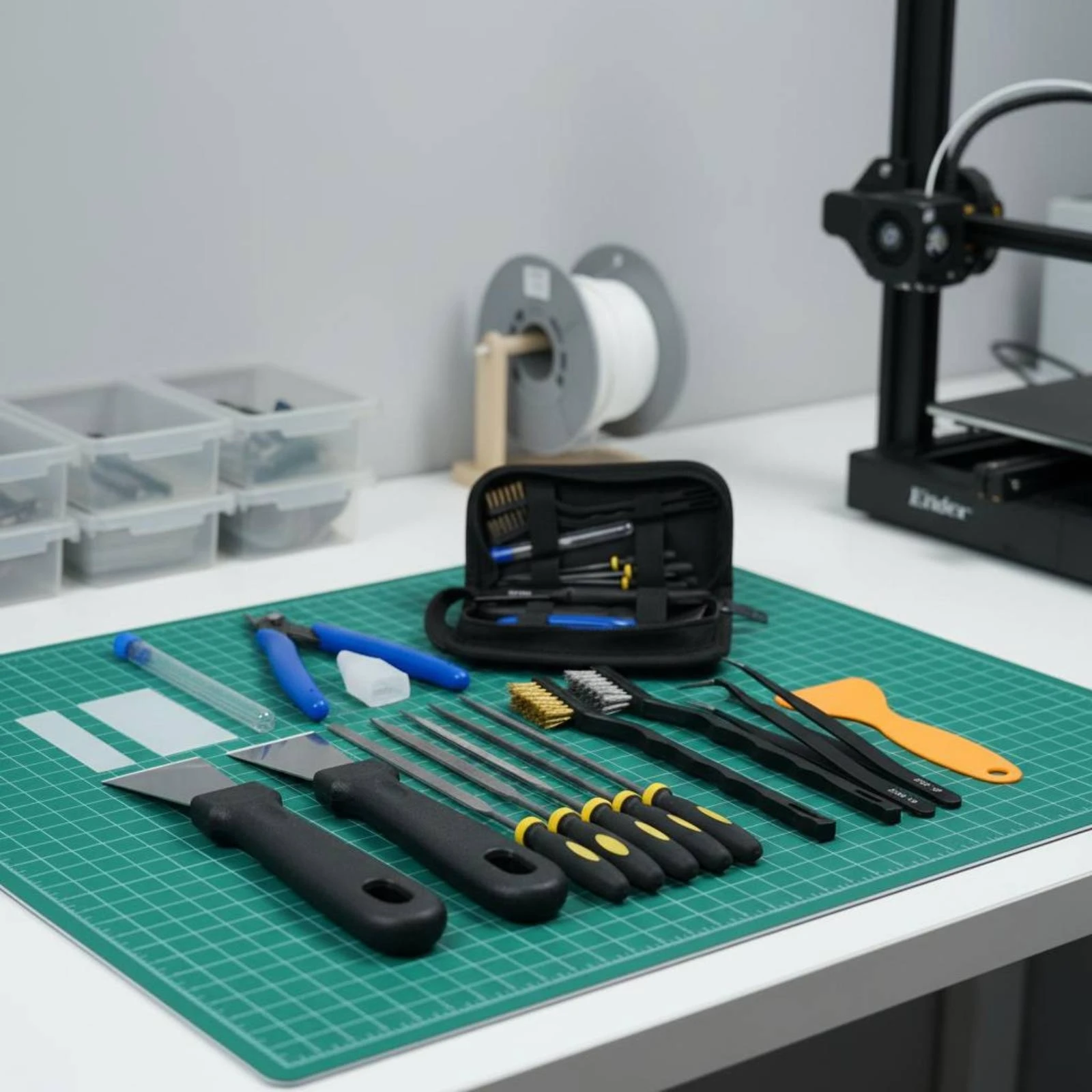 3d Printing Tool Kit Zippered 3D Printer Tool Kit Workshop Supplies Textile Pouch Organized Storage