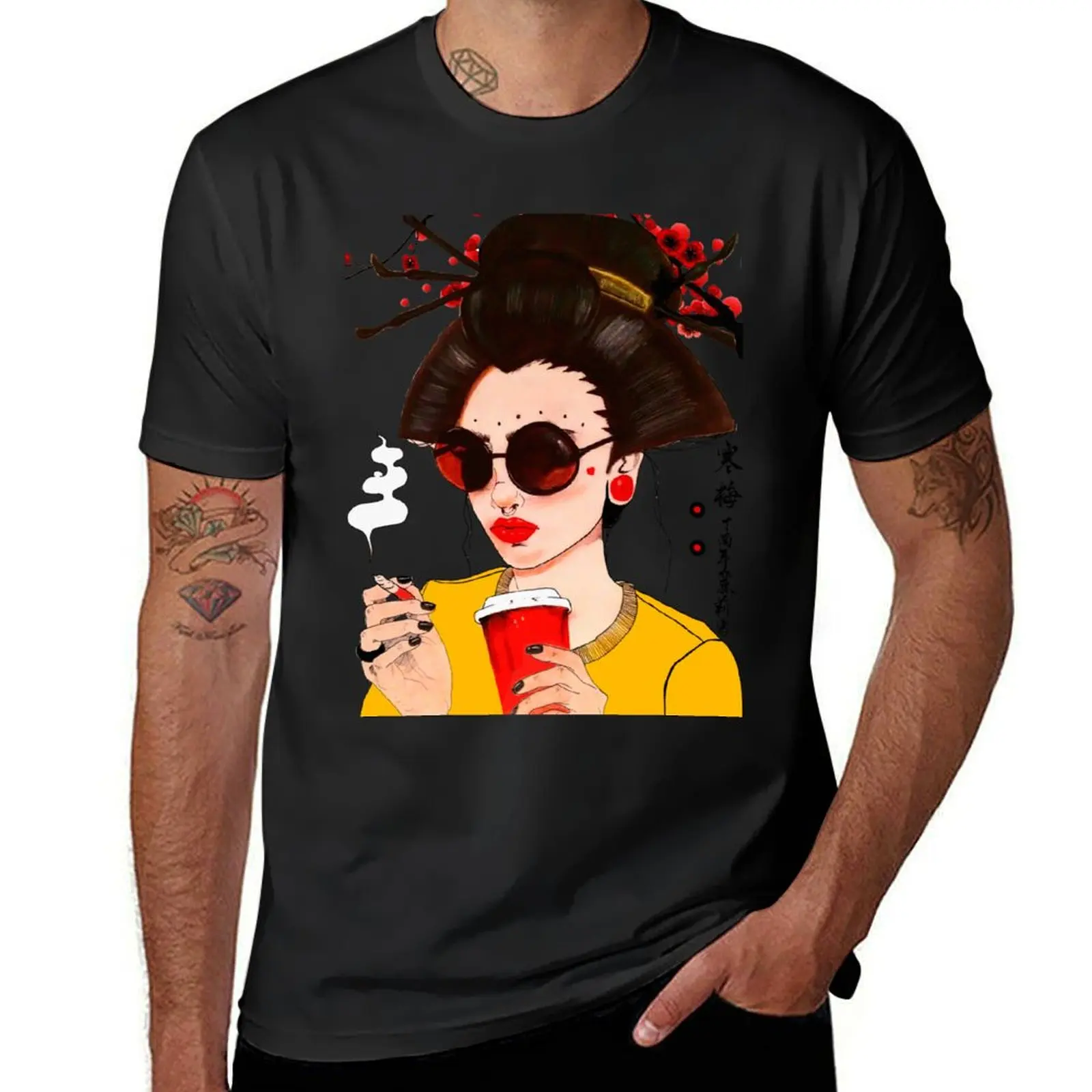 Vaporwave Japanese Geisha Urban Fashion Style T-Shirt sports fans new edition oversized topping men graphic t shirts
Vaporwave Japanese Geisha Urban Fashion Style T-Shirt sports fans new edition oversized topping men graphic t shirts