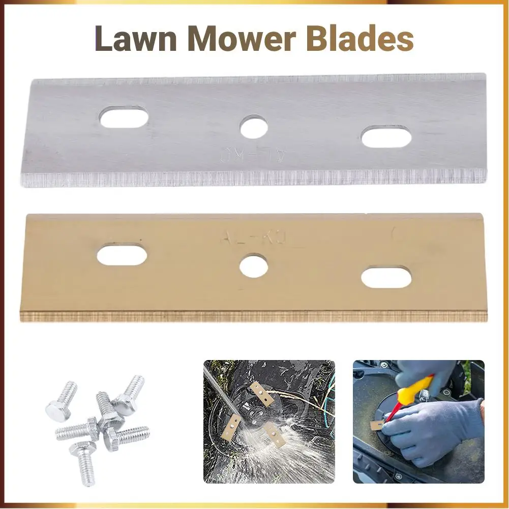 6 Pack Lawn Mower Replacement Blade with Screws Accessories Robotic Lawn Mower Cutting Blade for ALKO Robolinho Lawn Mowers
6 Pack Lawn Mower Replacement Blade with Screws Accessories Robotic Lawn Mower Cutting Blade for ALKO Robolinho Lawn Mowers