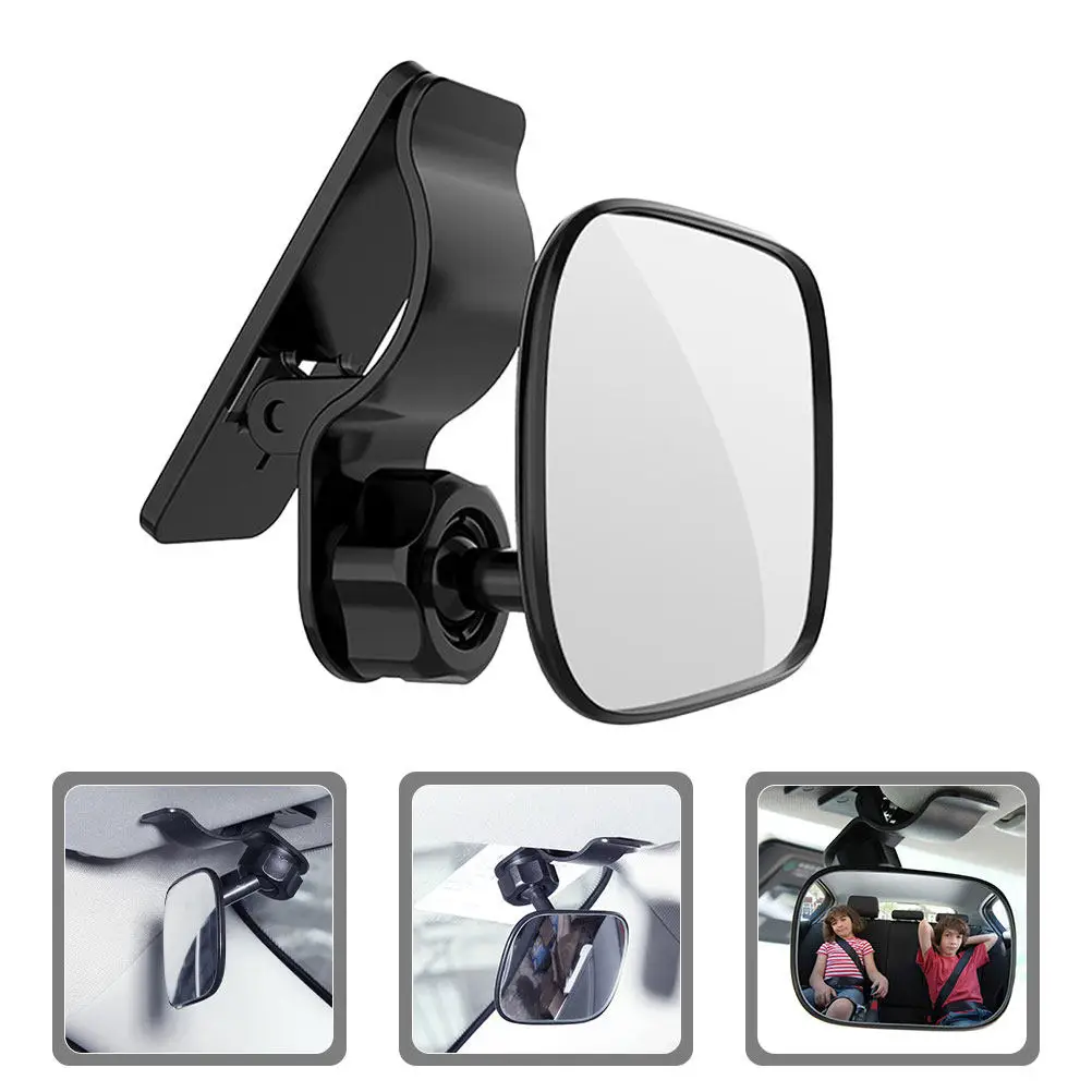 Комплект из 2 детских автомобильных зеркал с регулировкой на 360° для улучшенной видимости, зеркала заднего вида для наблюдения за ребенком на заднем сиденье, с креплением на присоске
Комплект из 2 детских автомобильных зеркал с регулировкой на 360° для улучшенной видимости, зеркала заднего вида для наблюдения за ребенком на заднем сиденье, с креплением на присоске