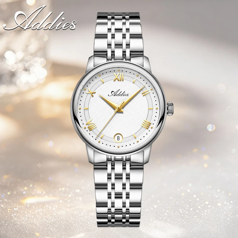 ADDIES 31mm Ladies Watch Ultra-Thin Fashion Sapphire Crystal Roman Numeral Watch 2026 New 50m Waterproof Date Women's Watches
ADDIES 31mm Ladies Watch Ultra-Thin Fashion Sapphire Crystal Roman Numeral Watch 2026 New 50m Waterproof Date Women's Watches