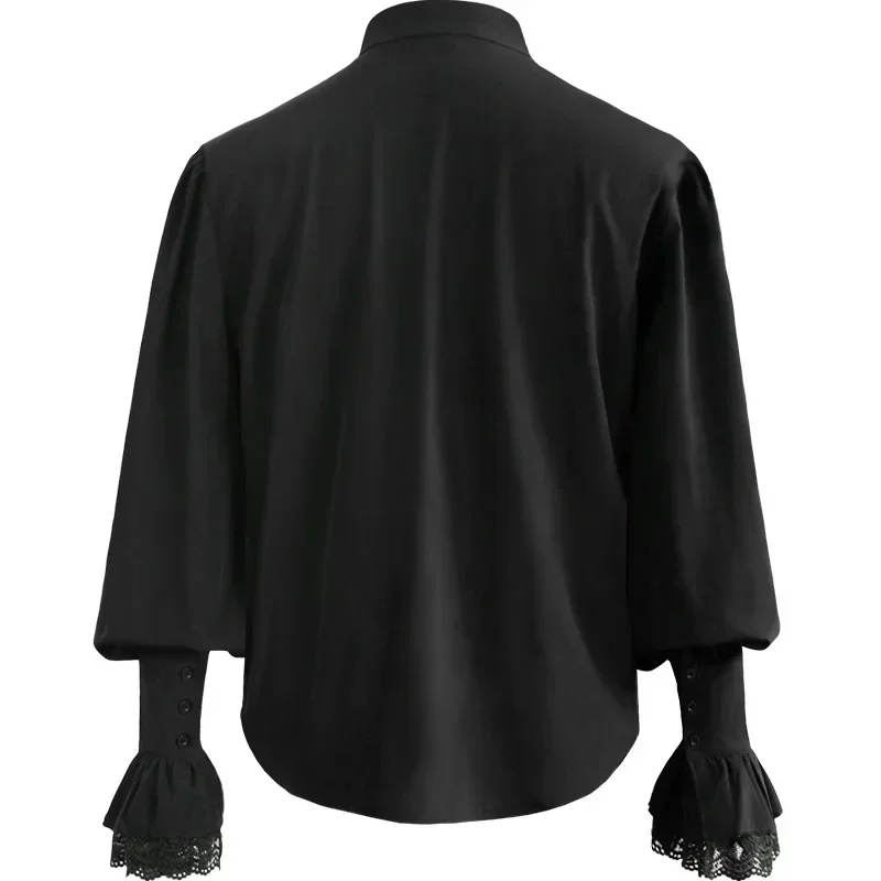 Men Pirate Shirt Vampire Renaissance Victorian Steampunk Gothic Ruffled Medieval Halloween Cosplay Costume Clothing Chemise Tops
Men Pirate Shirt Vampire Renaissance Victorian Steampunk Gothic Ruffled Medieval Halloween Cosplay Costume Clothing Chemise Tops