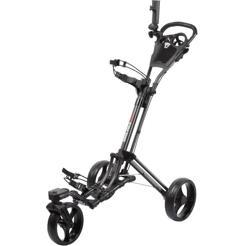 Golf Push Cart 3 Wheel with 360 Rotating Front Wheel,One Second to Open & Close,Lightweight Folding Golf Pull Cart w/ Foot Brake
Golf Push Cart 3 Wheel with 360 Rotating Front Wheel,One Second to Open & Close,Lightweight Folding Golf Pull Cart w/ Foot Brake
