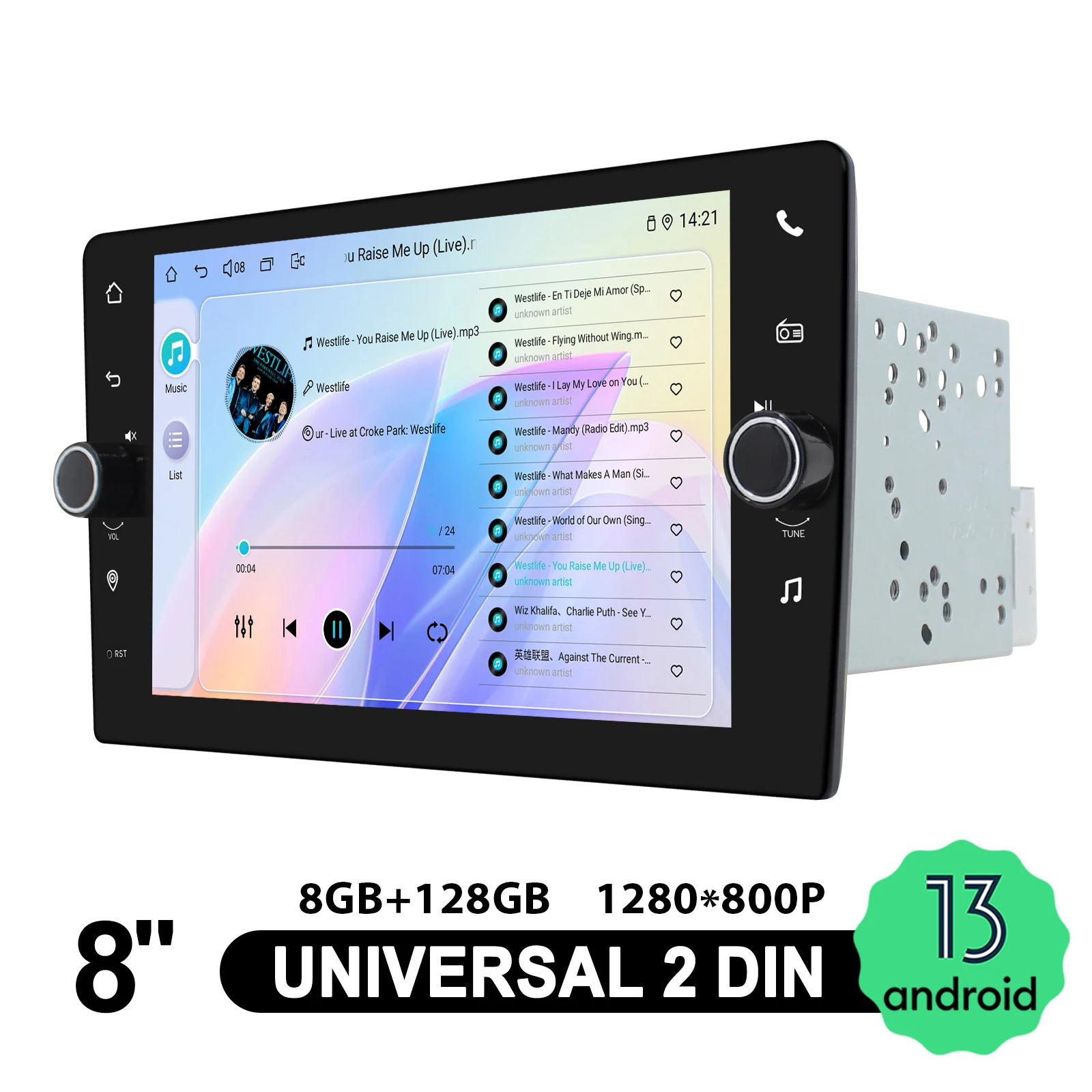 JOYING 8" Dual Knob 2DIN Android Car Stereo Radio Wireless CarPlay Android Auto Multimedia Player Works with Steering Controls
JOYING 8" Dual Knob 2DIN Android Car Stereo Radio Wireless CarPlay Android Auto Multimedia Player Works with Steering Controls