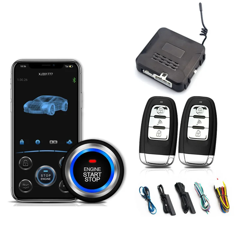 Sp-Car Mobilephone Remote Control Engine Start One Button Start Stop Black Plastic Autostart Keyless Entry System Central Lockin 
Sp-Car Mobilephone Remote Control Engine Start One Button Start Stop Black Plastic Autostart Keyless Entry System Central Lockin