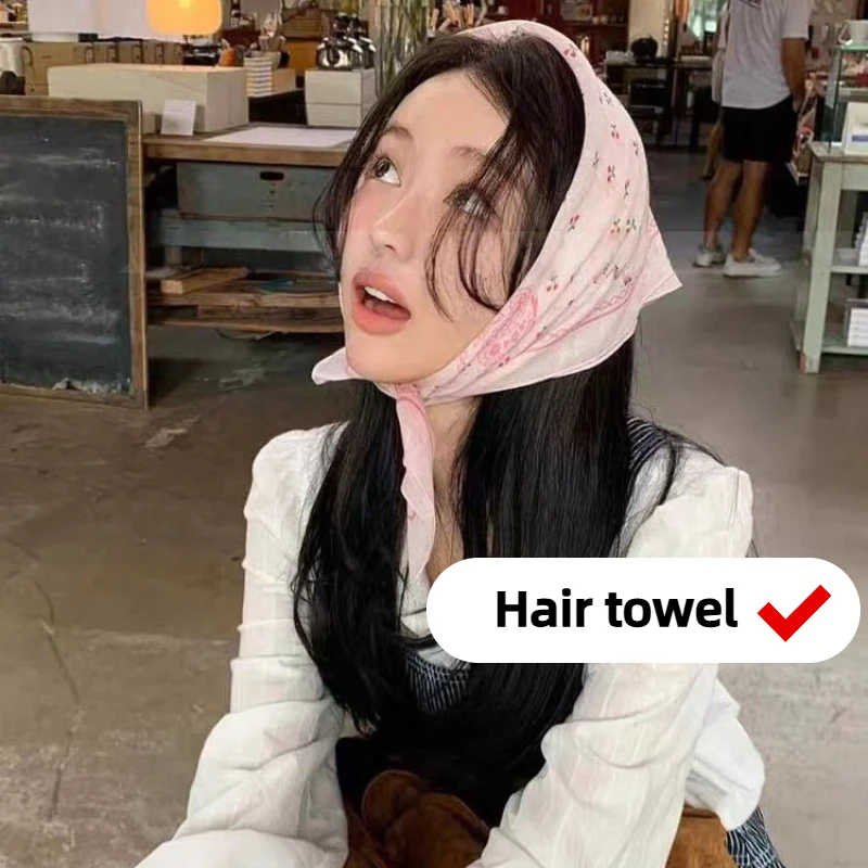 Cherry-print Headscarf Floral French-style Tie Square Scarf Lace Shawl Women's Bandana Hair Accessories And Headwear 2026 New
Cherry-print Headscarf Floral French-style Tie Square Scarf Lace Shawl Women's Bandana Hair Accessories And Headwear 2026 New