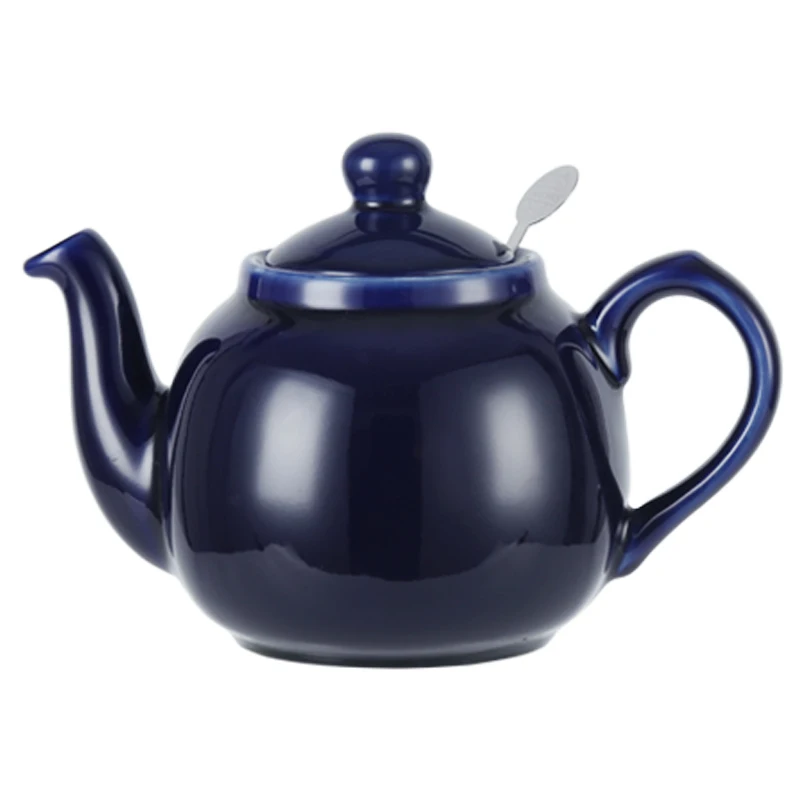 London Pottery 600ML cobalt blue teapot ceramic matcha tea pot tetra tea infuser kettle tea maker for girlfriend with strainer
London Pottery 600ML cobalt blue teapot ceramic matcha tea pot tetra tea infuser kettle tea maker for girlfriend with strainer