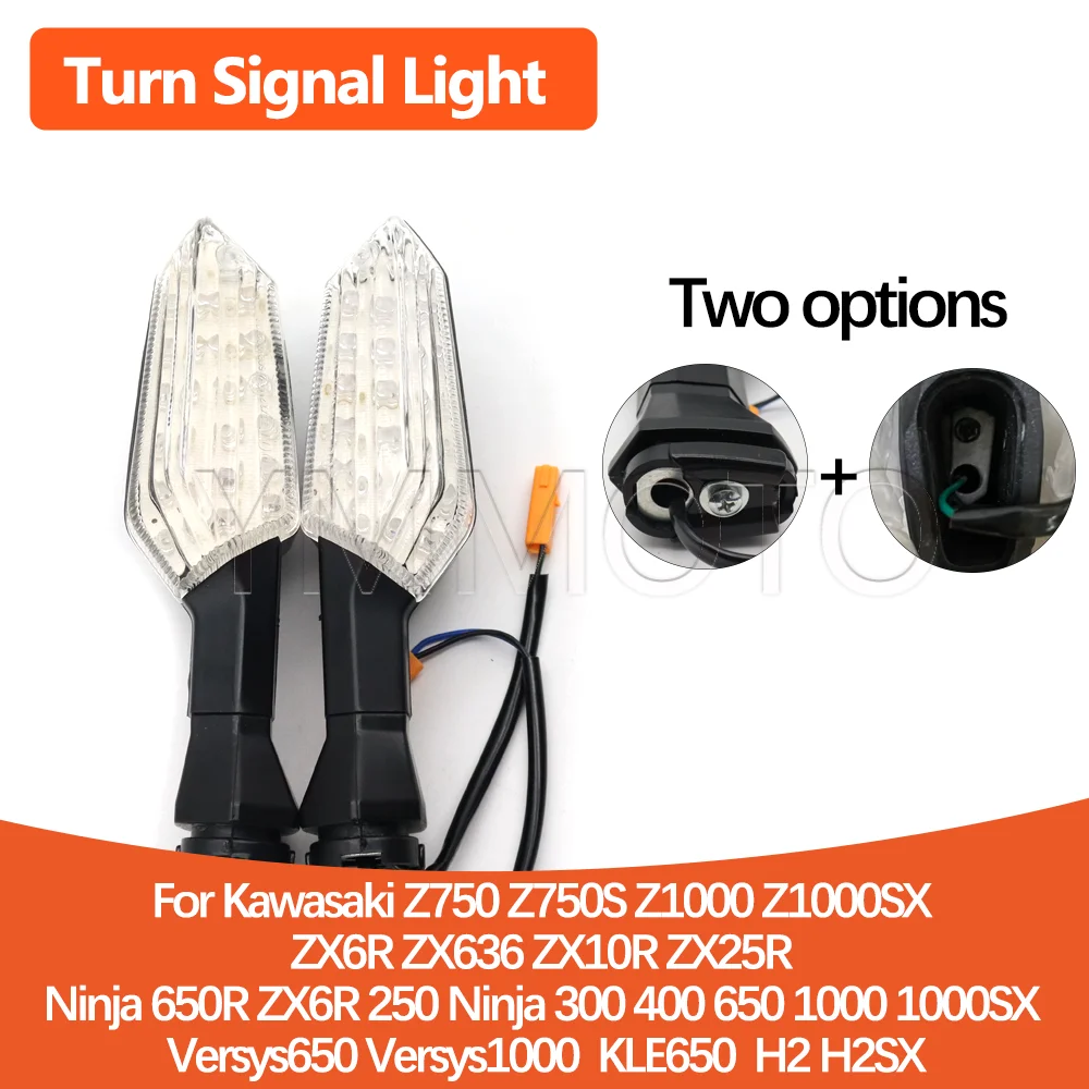 Turn Signals Lights Indicators Blinker Lamp For Kawasaki Z750 Z1000 ZX6R ZX10R Versys 650 Ninja 400 Ninja 650 H2 ZX25R Ninja 300
Turn Signals Lights Indicators Blinker Lamp For Kawasaki Z750 Z1000 ZX6R ZX10R Versys 650 Ninja 400 Ninja 650 H2 ZX25R Ninja 300