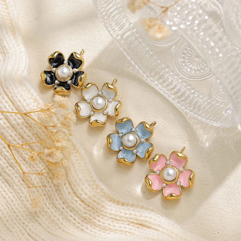 5pcs Hot Sale Stainless Steel Colorful large flower accessories Wholesale DIY Necklace Bracelet Modification
5pcs Hot Sale Stainless Steel Colorful large flower accessories Wholesale DIY Necklace Bracelet Modification
