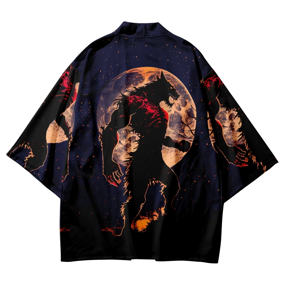 Plus Size 6XL 5XL Anime Werewolf Print Haori Japanese Cardigan Women Men Cosplay Yukata Clothing Harajuku Kimono
Plus Size 6XL 5XL Anime Werewolf Print Haori Japanese Cardigan Women Men Cosplay Yukata Clothing Harajuku Kimono