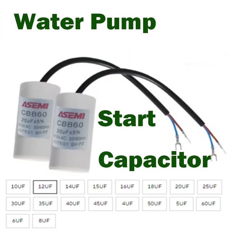 ASEMI 100UF 5UF CBB60 Capacitor 450V AC 5% Motor Run Capacitors for Washing Machine Water Pump
ASEMI 100UF 5UF CBB60 Capacitor 450V AC 5% Motor Run Capacitors for Washing Machine Water Pump