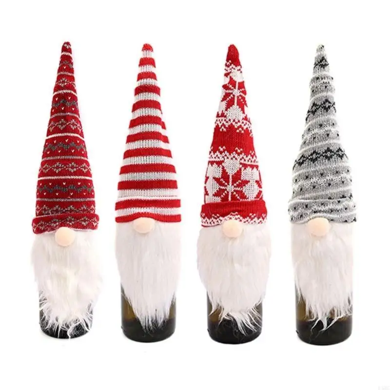 Christmas Themed Knitted Bottle Toppers Santa Design User Fabric Homes Bar Decoration Gift
Christmas Themed Knitted Bottle Toppers Santa Design User Fabric Homes Bar Decoration Gift