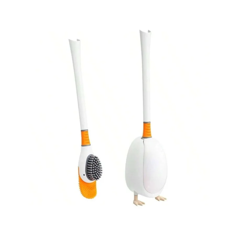 TYUI Funny Swan Duck Toilet Bowl Brush And Holder Cute Toilet Brush Cleaner Scrubber Set Novelty Animal Girly Unique Creative B
TYUI Funny Swan Duck Toilet Bowl Brush And Holder Cute Toilet Brush Cleaner Scrubber Set Novelty Animal Girly Unique Creative B