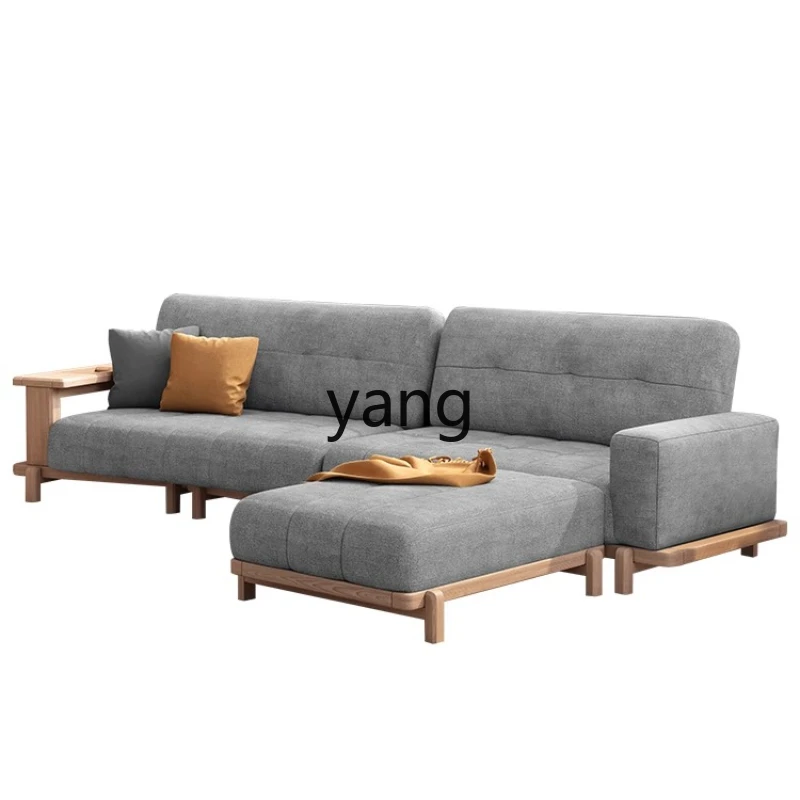 Lmm solid wood sofa size apartment log home living room modern combination fabric sofa
Lmm solid wood sofa size apartment log home living room modern combination fabric sofa
