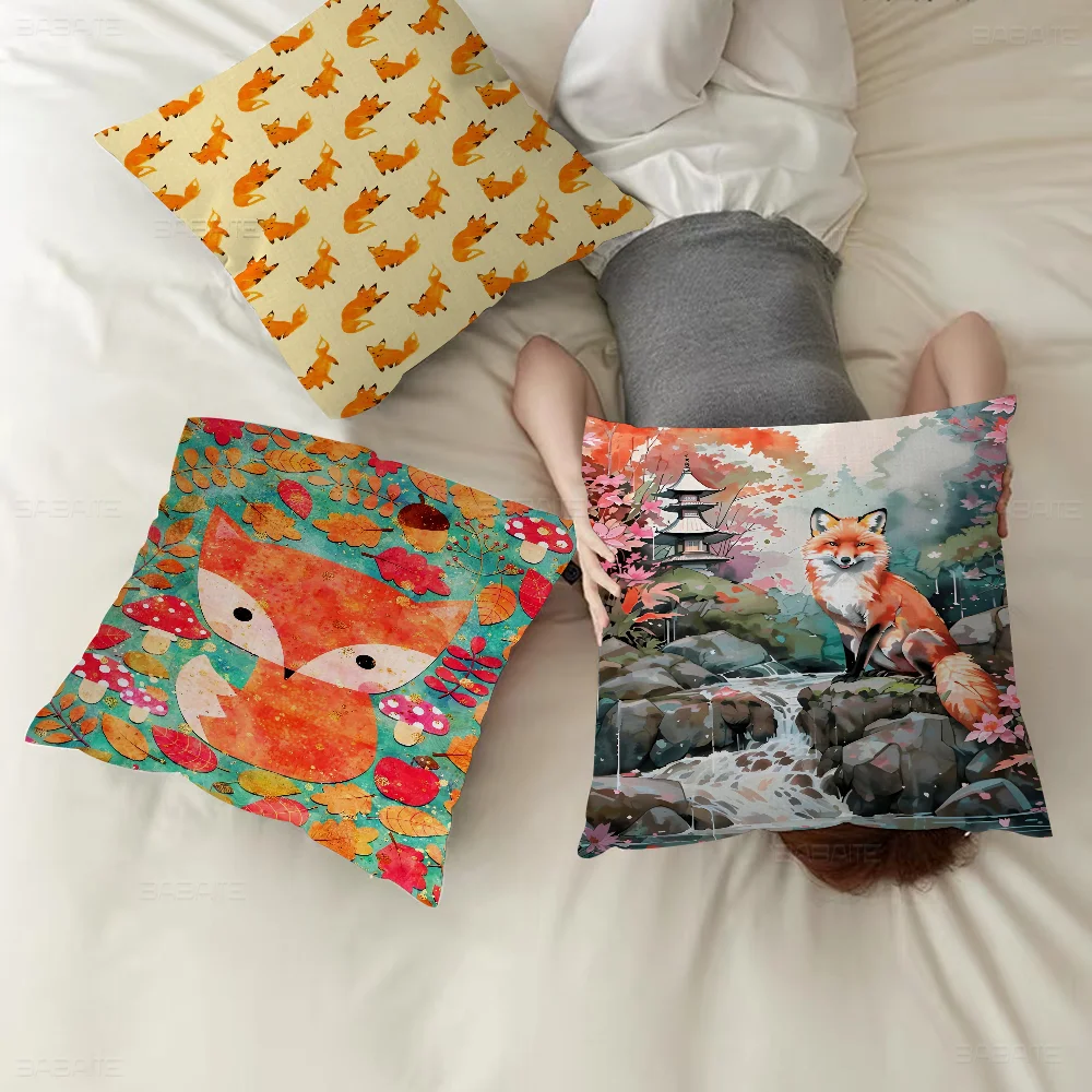Cut Foxes Maple Design Cushion Cover Happy Autumn Harvest Decor Holiday Decorati Pillow Cover
Cut Foxes Maple Design Cushion Cover Happy Autumn Harvest Decor Holiday Decorati Pillow Cover