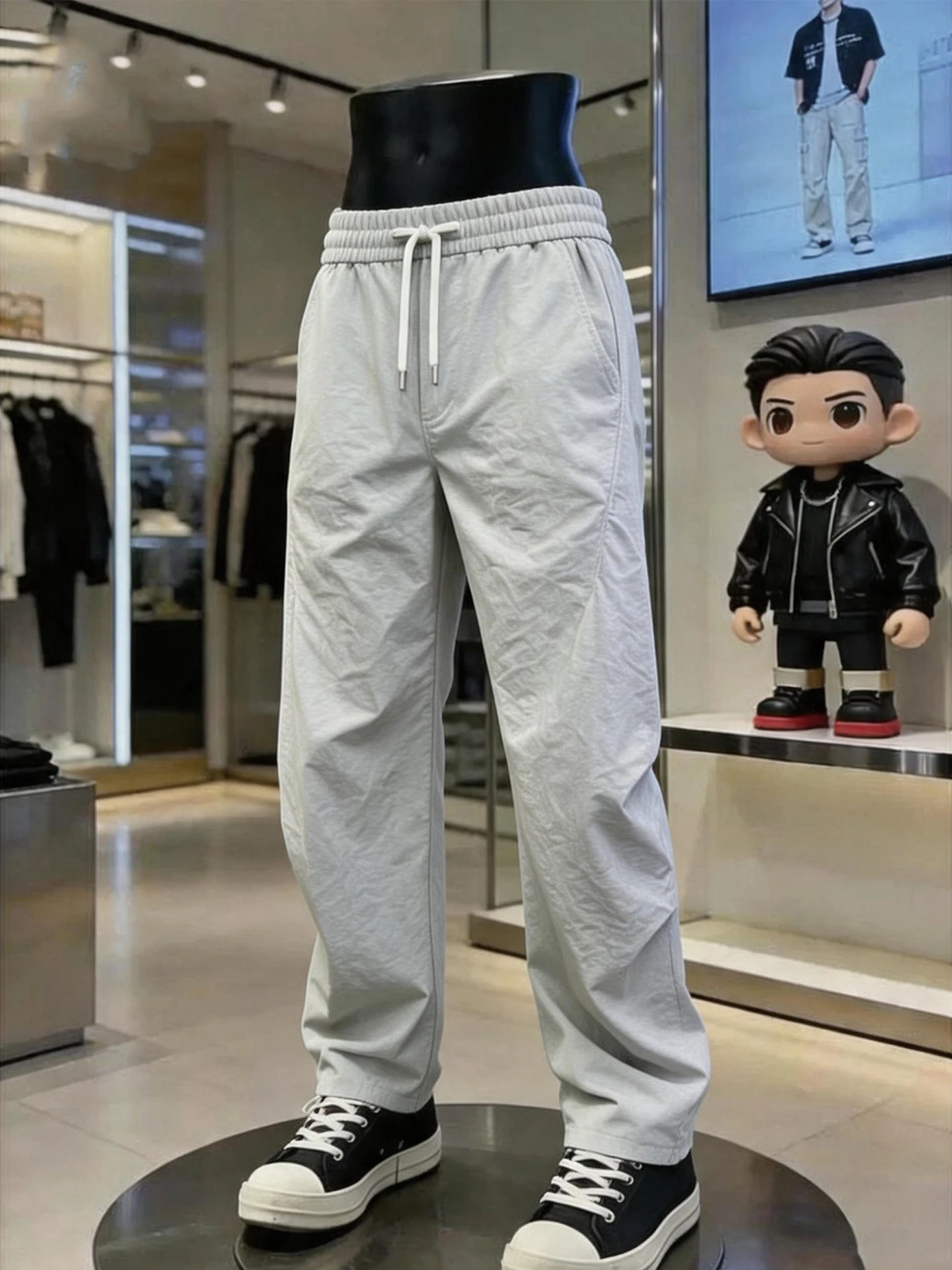 American Style Quick Dry Ice Silk Men's Summer Outdoor Soft Pants Harlan Style Casual Trousers with Pockets mid Waist
American Style Quick Dry Ice Silk Men's Summer Outdoor Soft Pants Harlan Style Casual Trousers with Pockets mid Waist