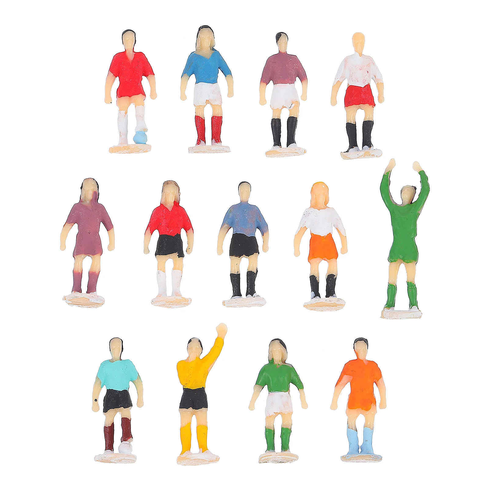 1 87 Scale Football Player Figurines Miniature Soccer Man Plastic Action Figures Home Office Decor Non Fading
1 87 Scale Football Player Figurines Miniature Soccer Man Plastic Action Figures Home Office Decor Non Fading