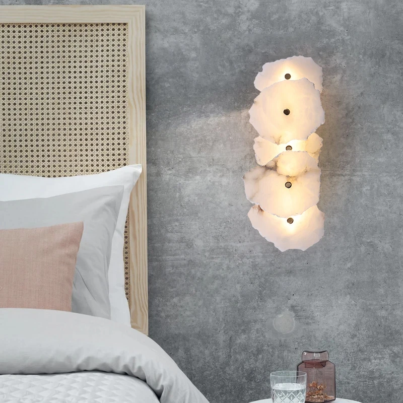 CX159CH Luxury Copper Living Room Marble Wall Lamp TV Background Villa Bedroom Bedside Creative Led Indoor Lighting For Home
CX159CH Luxury Copper Living Room Marble Wall Lamp TV Background Villa Bedroom Bedside Creative Led Indoor Lighting For Home