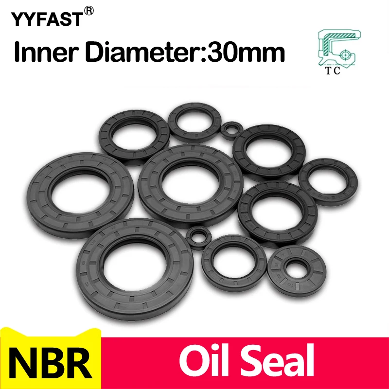 ID 30mm,Inner Diameter,NBR Framework Oil Seal TC Nitrile Rubber Cover Double Lip with Spring for Bearing Shaft,ID*OD*THK
ID 30mm,Inner Diameter,NBR Framework Oil Seal TC Nitrile Rubber Cover Double Lip with Spring for Bearing Shaft,ID*OD*THK