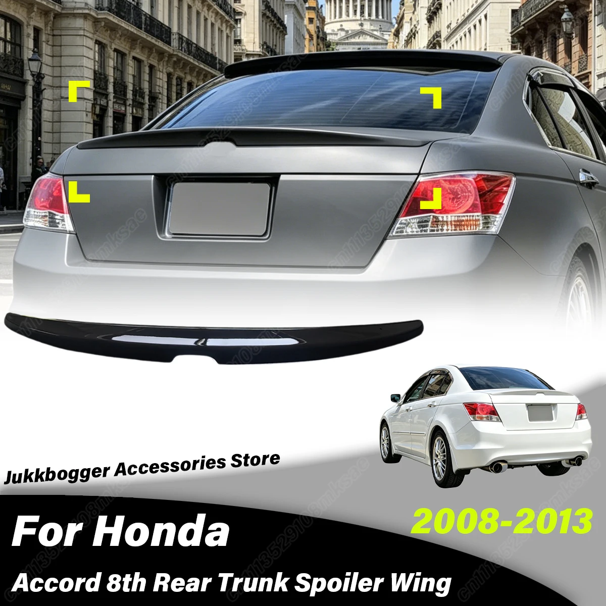 For Honda Accord 8th Generation 2008 2009 2010 2011 2012 2013 Automobile Rear Middle Spoiler Wing Decoration Accessories Kit
For Honda Accord 8th Generation 2008 2009 2010 2011 2012 2013 Automobile Rear Middle Spoiler Wing Decoration Accessories Kit