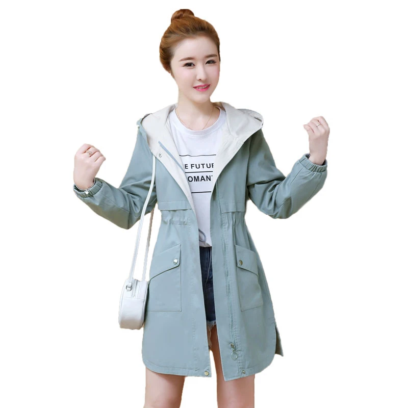 Spring Autumn Trench Coat Women Clothes Pop Loose student Thin Coat Medium-Long Windbreaker Slim Female Trench Coat Tops R91
Spring Autumn Trench Coat Women Clothes Pop Loose student Thin Coat Medium-Long Windbreaker Slim Female Trench Coat Tops R91