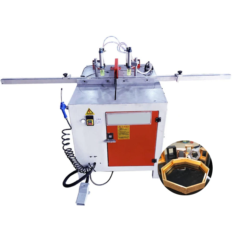 Pneumatic Aluminum Door Frame 90 Degree Cutter Angle Cut 45 Degree Saw Photo Frame Cutting Machine
Pneumatic Aluminum Door Frame 90 Degree Cutter Angle Cut 45 Degree Saw Photo Frame Cutting Machine