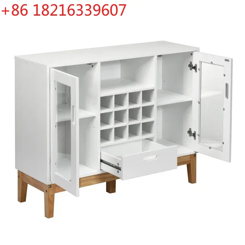 TA O Aparador de madera para almacenamiento de vino, consola con Servidor de Buffet, estante y cajón
TA O Aparador de madera para almacenamiento de vino, consola con Servidor de Buffet, estante y cajón