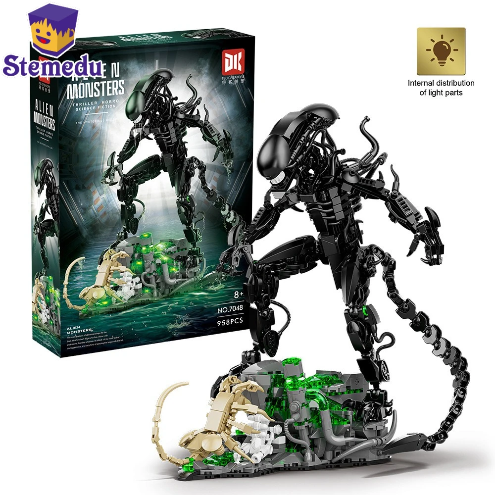 958 шт. MOC фильм чужой монстр зверь модель строительные блоки модель чужой слюнящий монстр DIY кирпичи сборка игрушки детские рождественские подарки
958 шт. MOC фильм чужой монстр зверь модель строительные блоки модель чужой слюнящий монстр DIY кирпичи сборка игрушки детские рождественские подарки