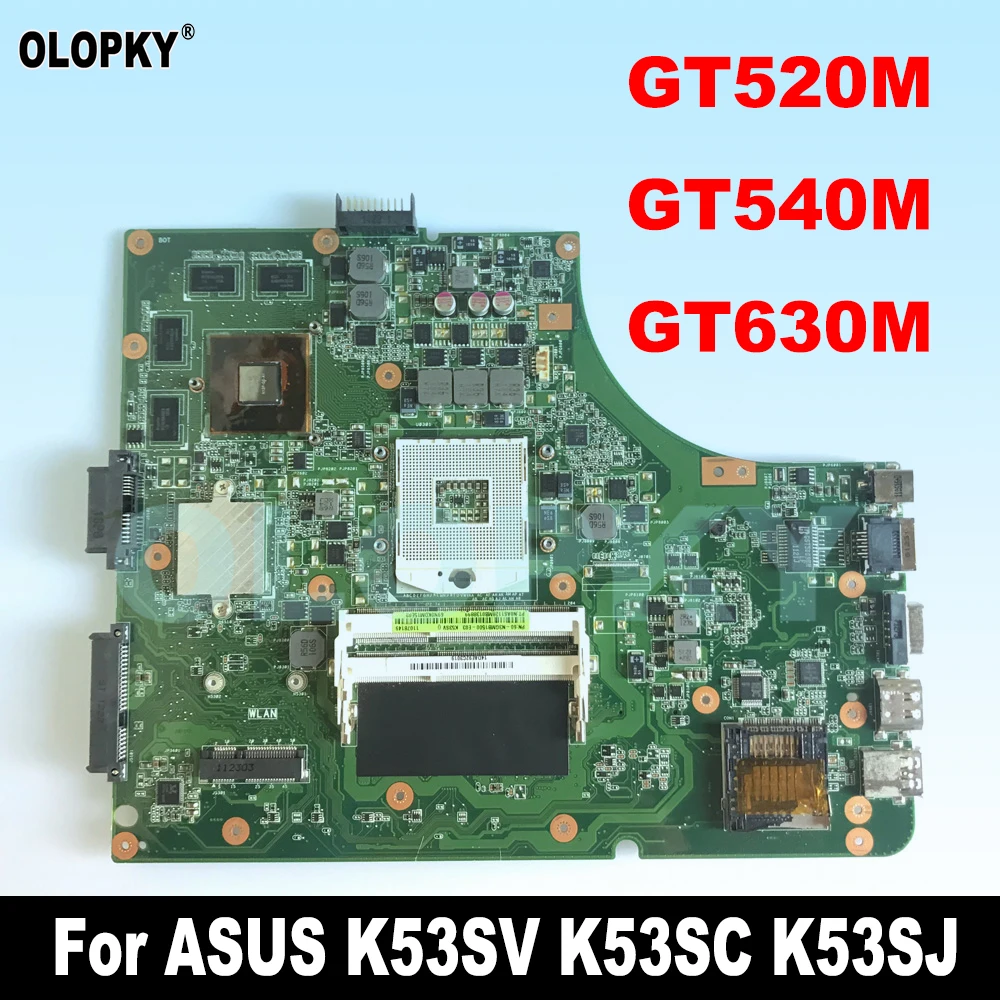 Материнская плата K53SV REV 3,0/3,1 для ASUS K53SD K53SC K53SV K53SJ X53S, материнская плата для ноутбука GT520M GT540M GT630M, графический процессор, полностью протестировано
Материнская плата K53SV REV 3,0/3,1 для ASUS K53SD K53SC K53SV K53SJ X53S, материнская плата для ноутбука GT520M GT540M GT630M, графический процессор, полностью протестировано