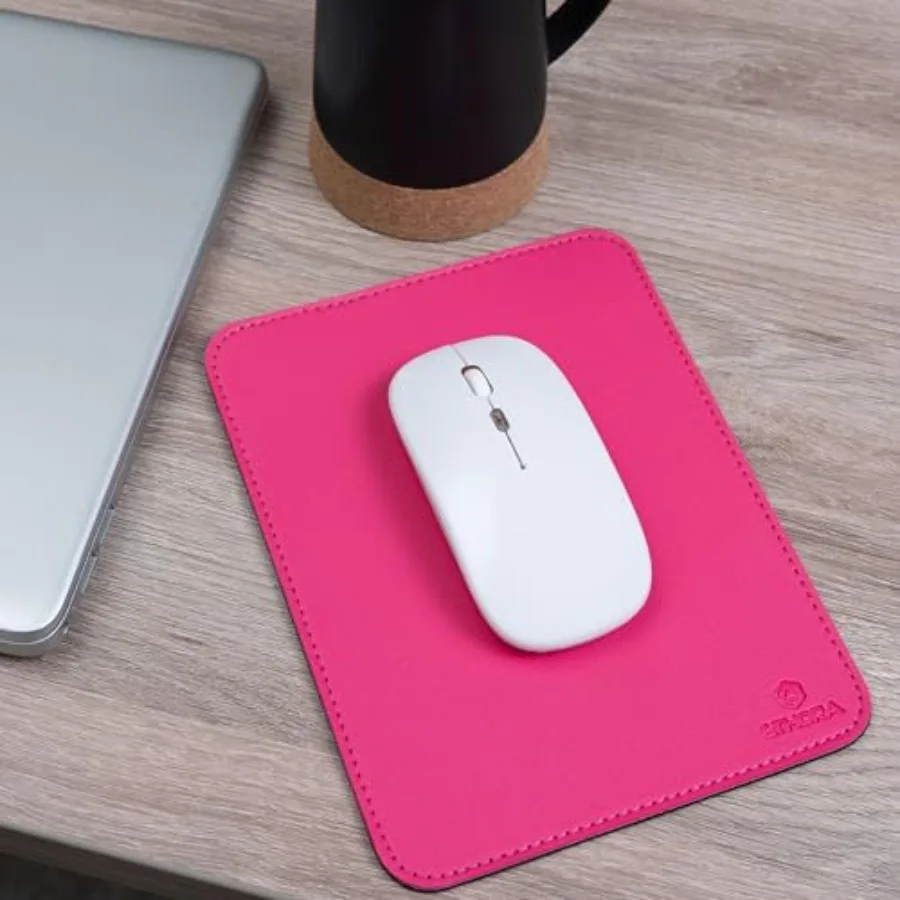 Faux Leather Mouse Pad 6 x 8 INCH Elegant and Waterproof Synthetic Leather, Non-Slip Rubber Base, Stitched Edges Ideal for Lapt
Faux Leather Mouse Pad 6 x 8 INCH Elegant and Waterproof Synthetic Leather, Non-Slip Rubber Base, Stitched Edges Ideal for Lapt