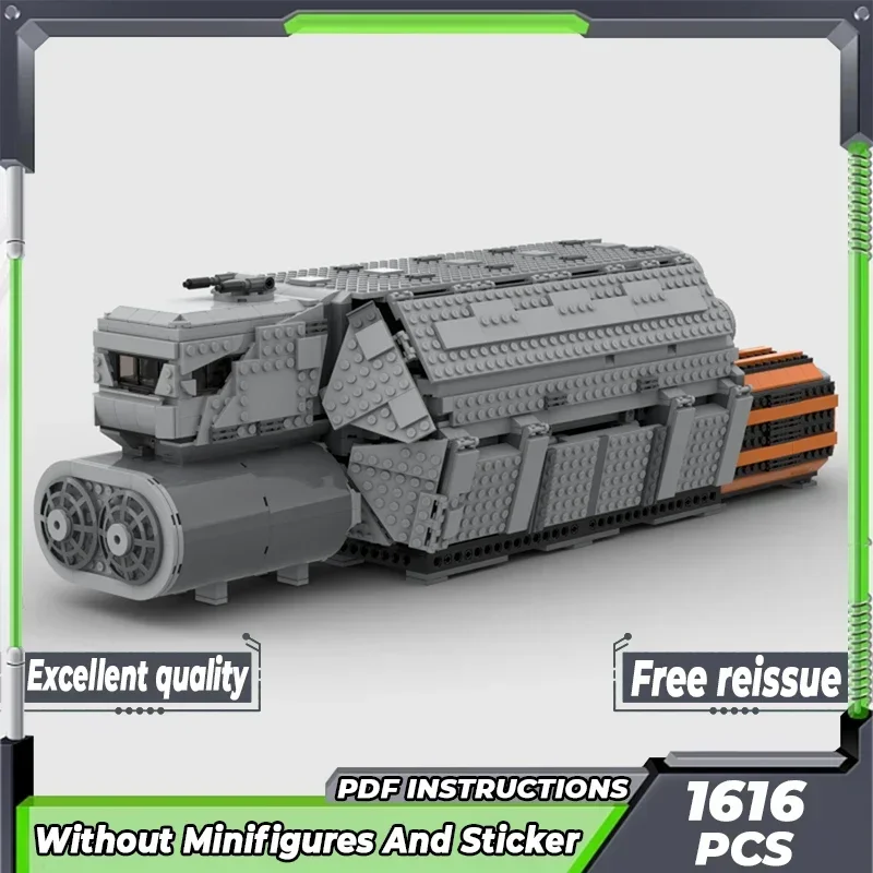 Звездная модель фильма Moc, строительные кирпичи, императорский тяжелый грузовик, технология, модульные блоки, подарки, рождественские игрушки, наборы «сделай сам», сборка
Звездная модель фильма Moc, строительные кирпичи, императорский тяжелый грузовик, технология, модульные блоки, подарки, рождественские игрушки, наборы «сделай сам», сборка