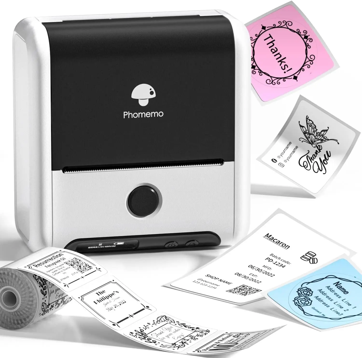 Phomemo M200 3 Inch Label Maker- 80mm Thermal Bluetooth Label Printer, Barcode Label Printer for Small Business, Clothing
Phomemo M200 3 Inch Label Maker- 80mm Thermal Bluetooth Label Printer, Barcode Label Printer for Small Business, Clothing