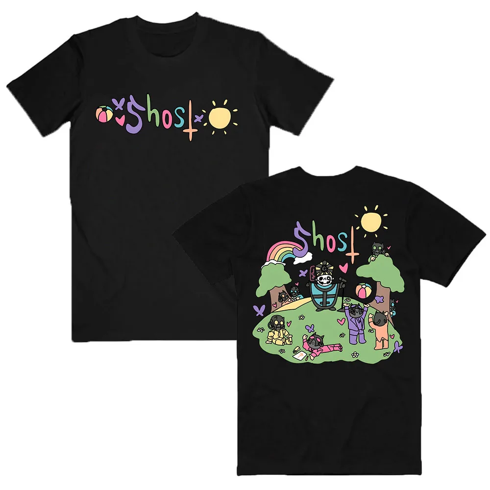 Ghost Band Cartoon Printing T-shirt Summer Short Sleeve Male Tshirts Heavy Mental Fashion 2025 New T Shirt for Men/Women Graphic
Ghost Band Cartoon Printing T-shirt Summer Short Sleeve Male Tshirts Heavy Mental Fashion 2025 New T Shirt for Men/Women Graphic