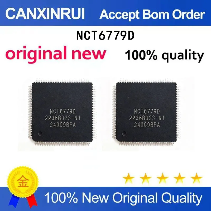 (5 Pieces) NCT6779D AA 01 N1 2Z ZY N3 N2 brand new original QFP-128
(5 Pieces) NCT6779D AA 01 N1 2Z ZY N3 N2 brand new original QFP-128